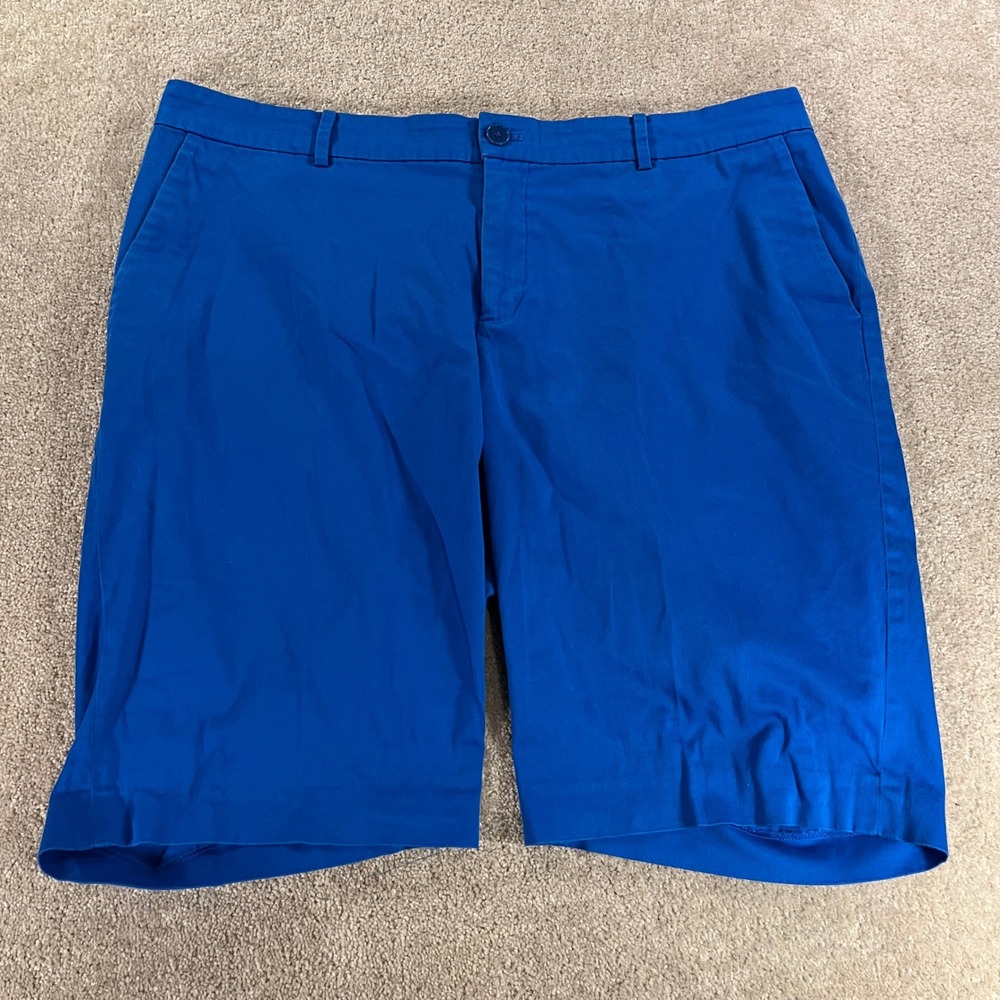 Lauren‎ Ralph Lauren Chino Shorts Womens 14W Blue Stretch Cotton Twill Classic